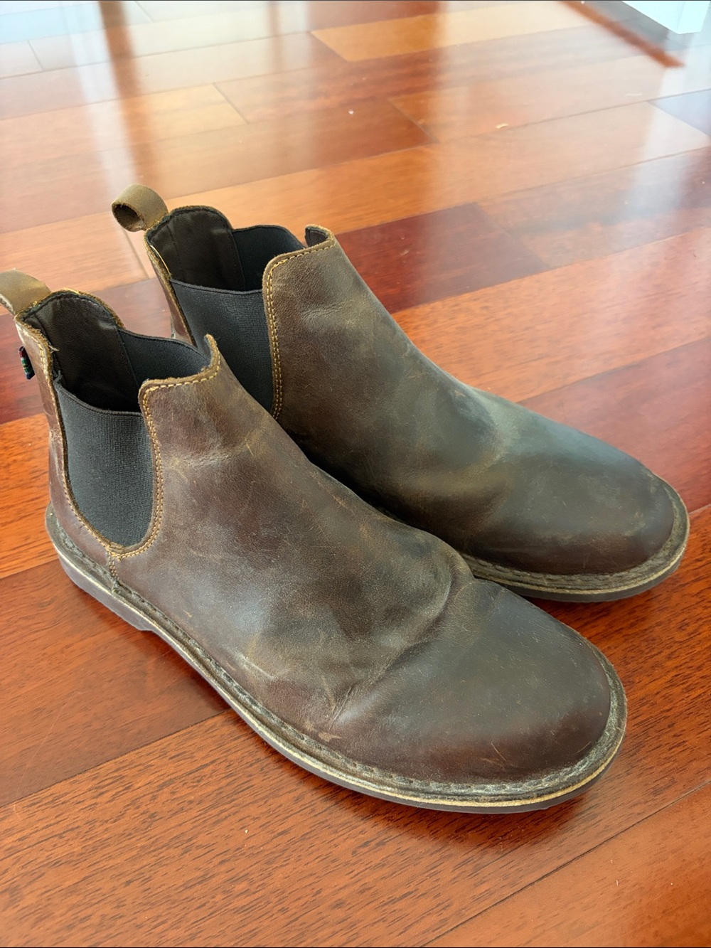 Veldskoen Woodstock Men's Brown Leather Slip-On Chelsea Boots